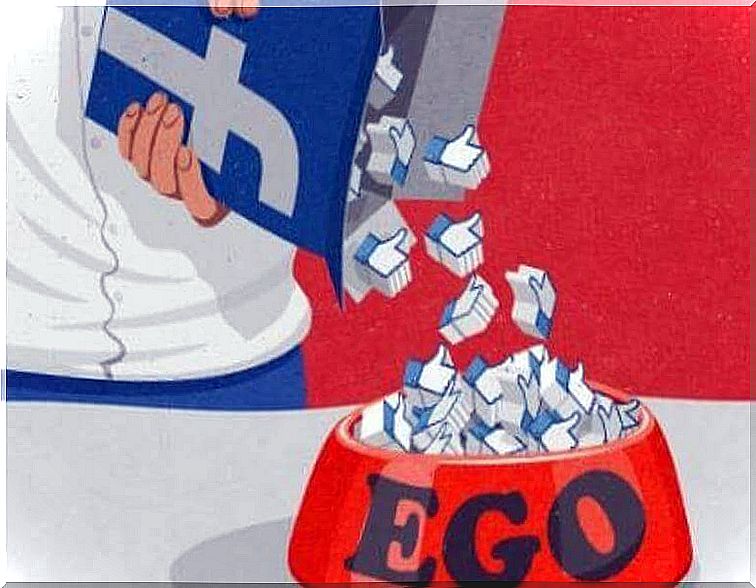 Social media feed the ego