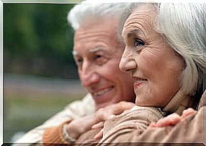 happy elderly couple