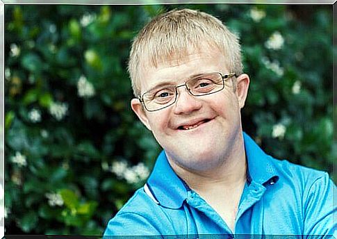 Young with Down syndrome